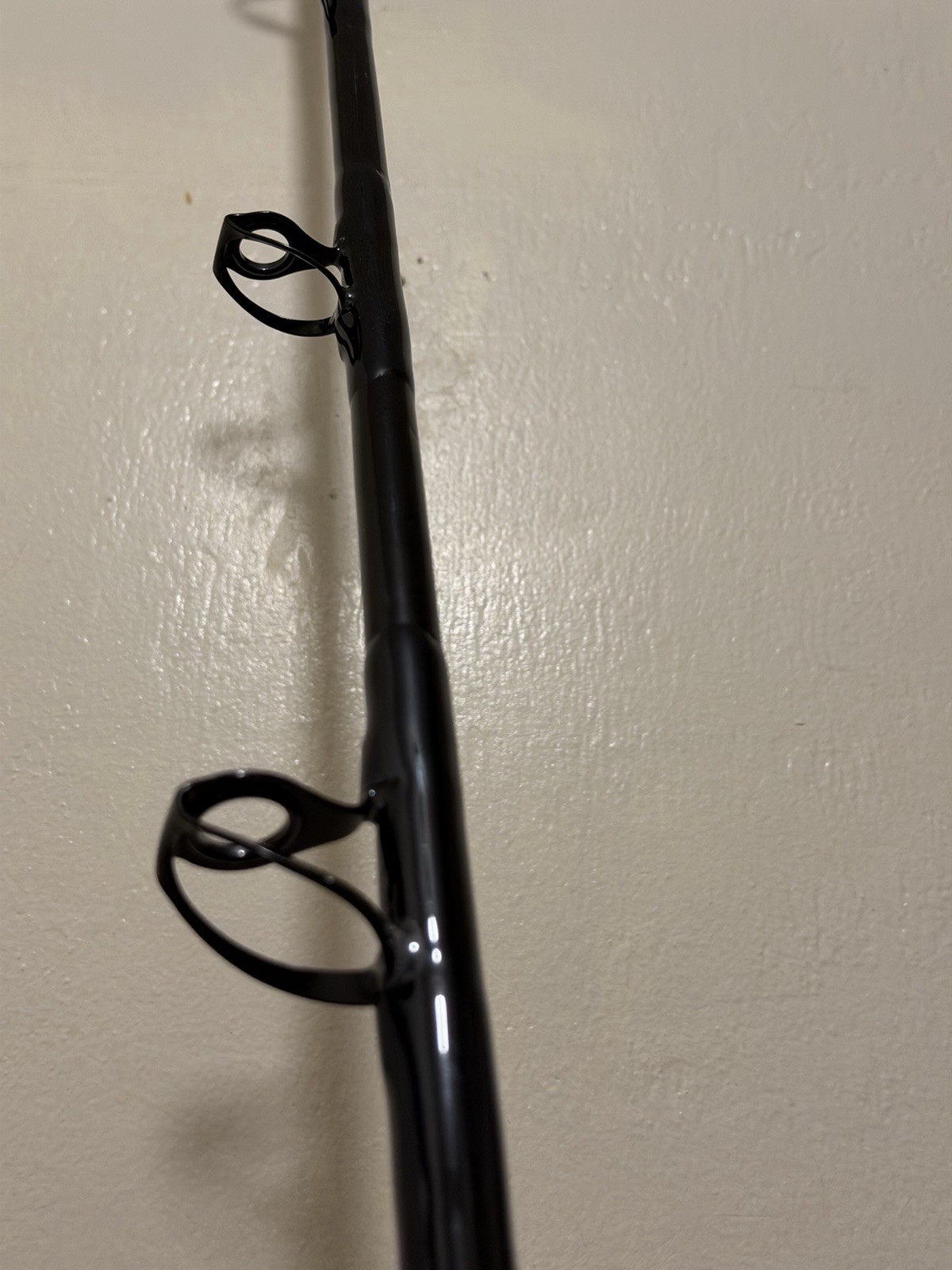 CUSTOM CONVENTIONAL ROD 8’5″ ALL BLACK TURBO 50-100 LB NEW