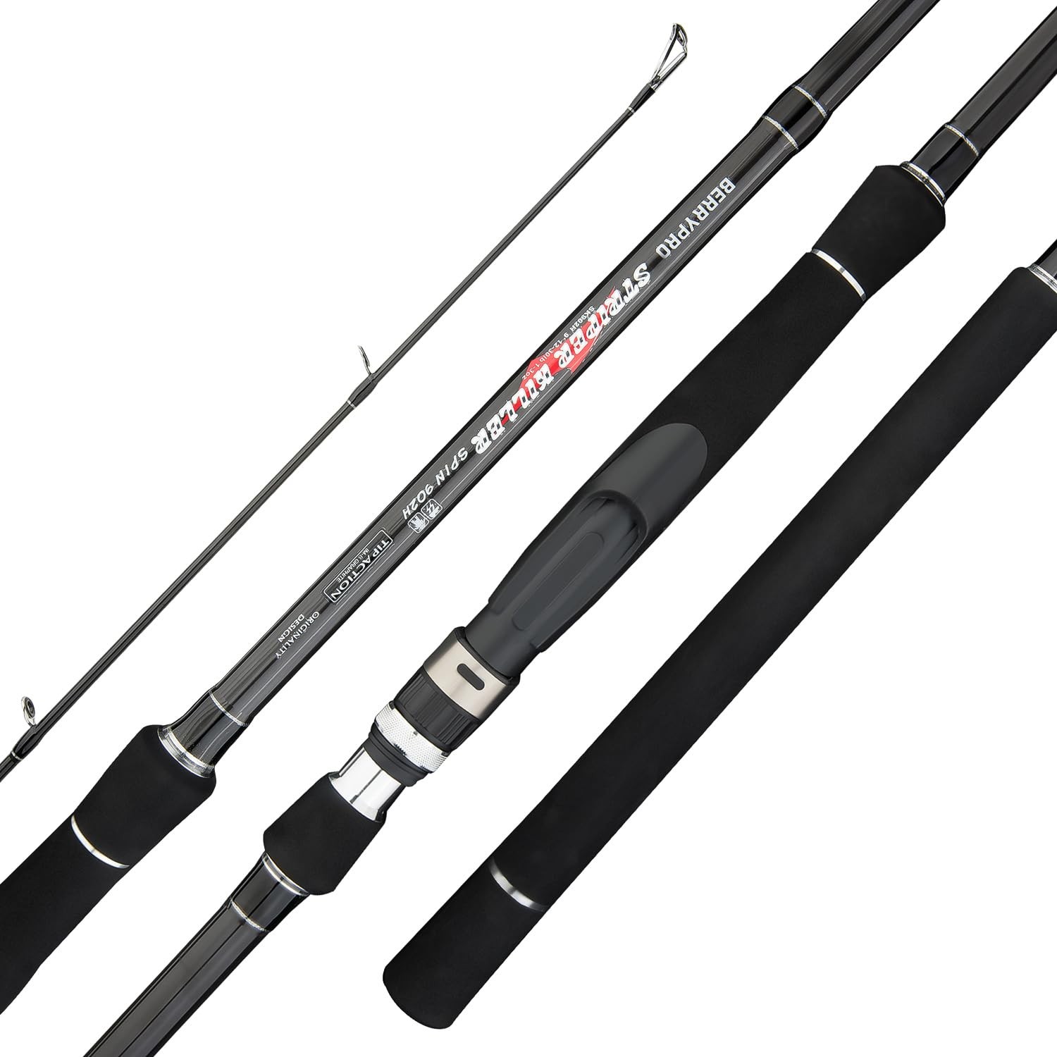 Berrypro Light Surf Spinning Rod Striper Fishing Rod Striped Bass Surf Rod 9/96