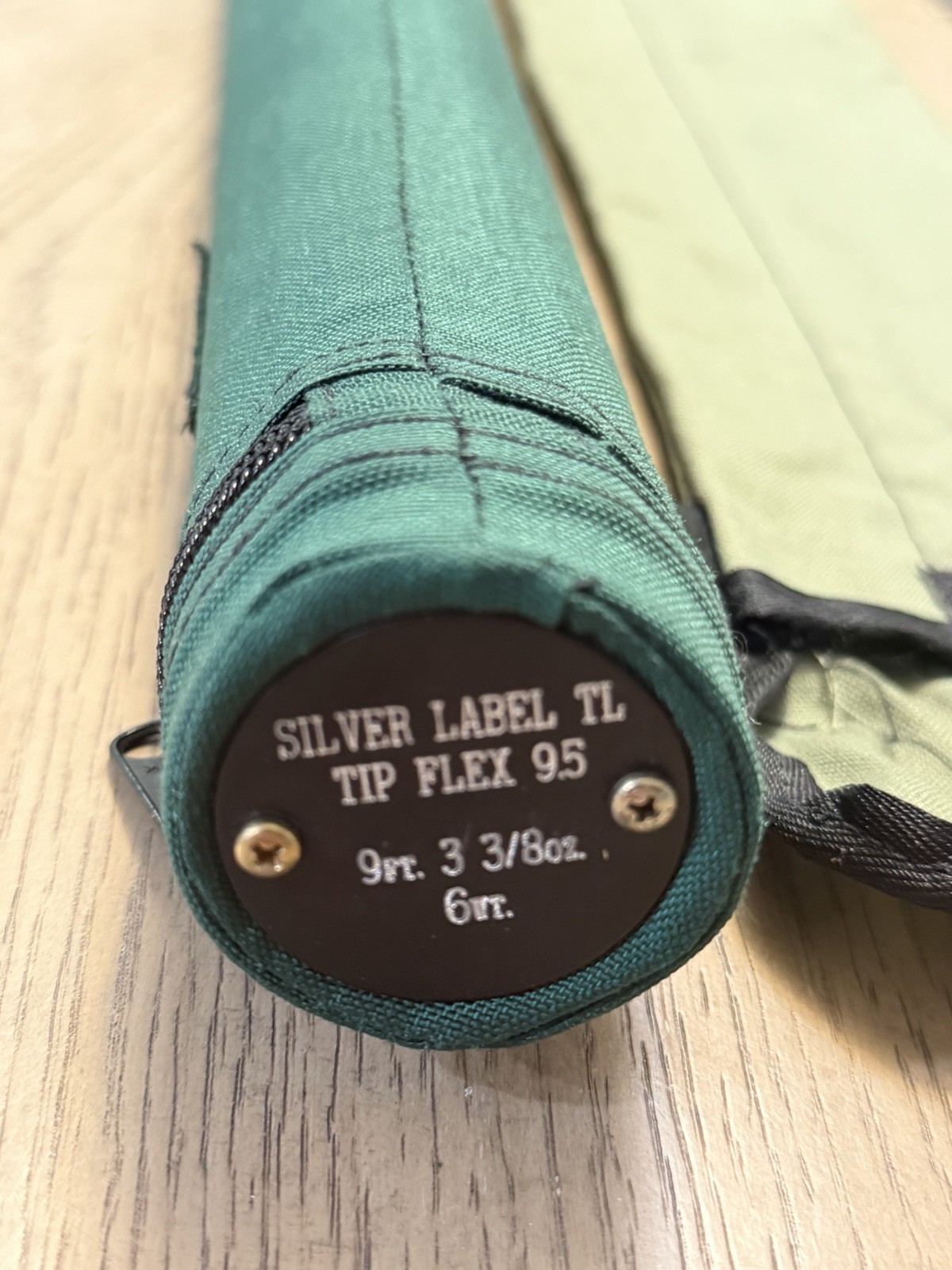 Vintage Orvis 2pc Silver Label TL Tip Flex 9.5 fly fishing rod 6wtMake An OFFER
