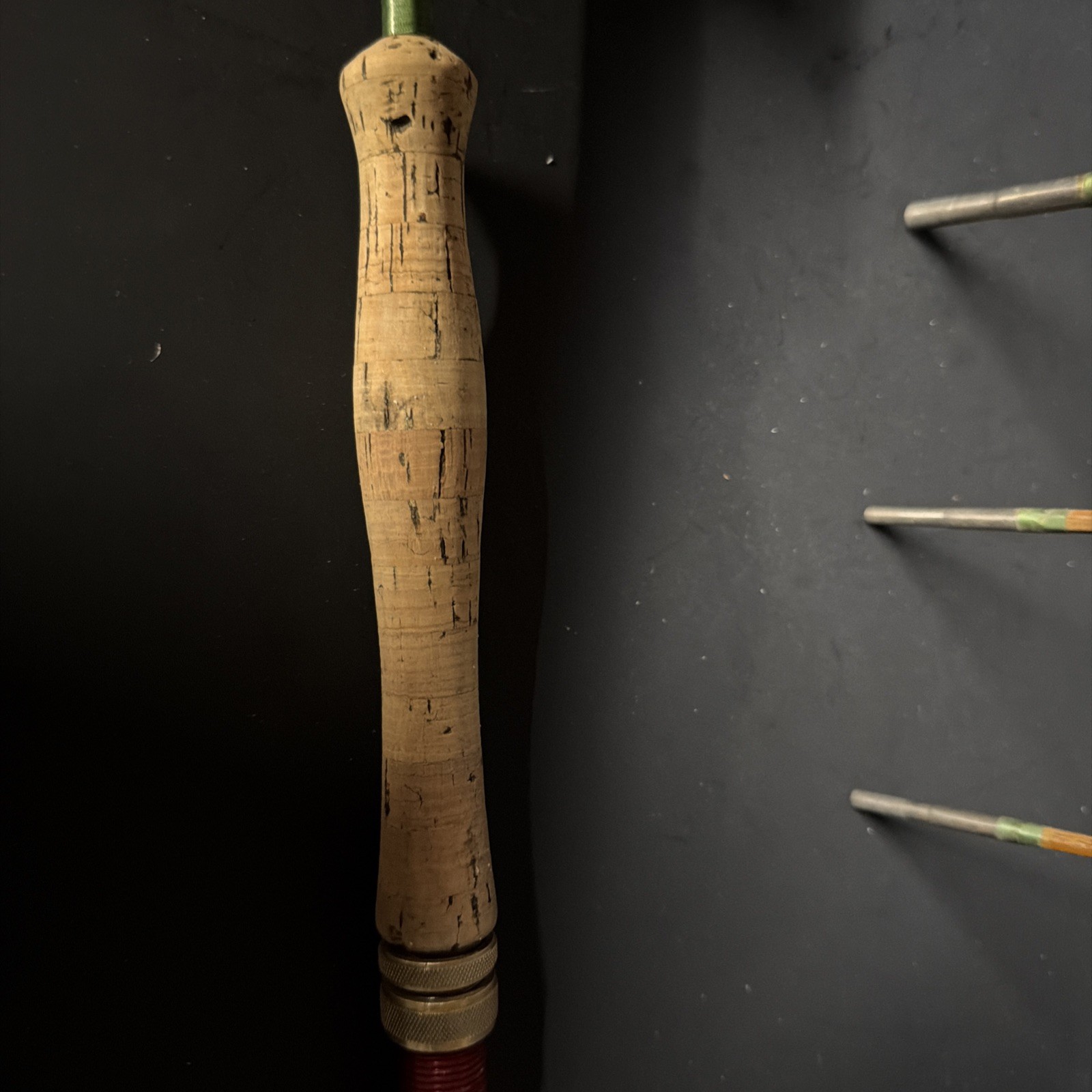 Walton Powell (BAMBOO) 9′ 1″ # 4pc 2 top Fly Fishing Rod ULTRA RARE!!!
