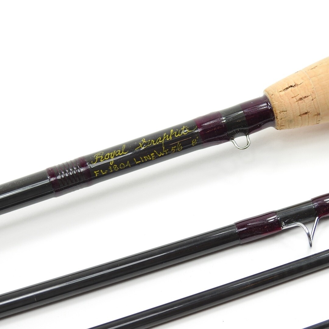 Vince Cummings Royal Graphite Fly Rod. 8’. 5-6wt. W/ Tube & Sock.