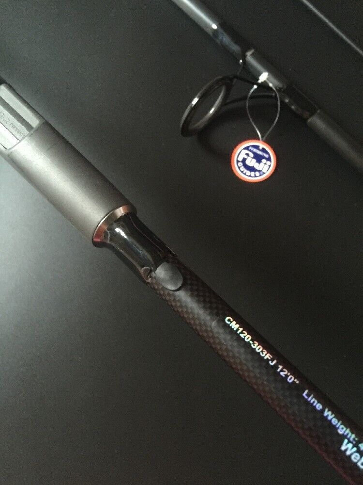 12′ &13′ Long Cast Carp Fishing Rod-3 Section Fishing Carbon Fiber Comfort Grip！