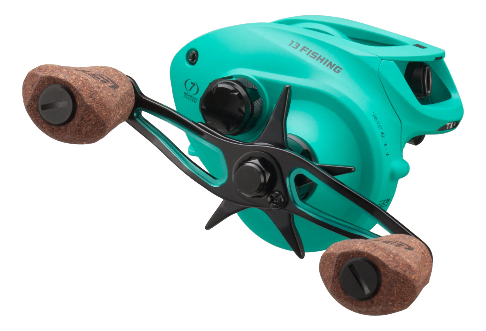 13 FISHING Concept TX3 Baitcast Reel – 8.1:1 + Braid 18Kg TX3-8.1-RH