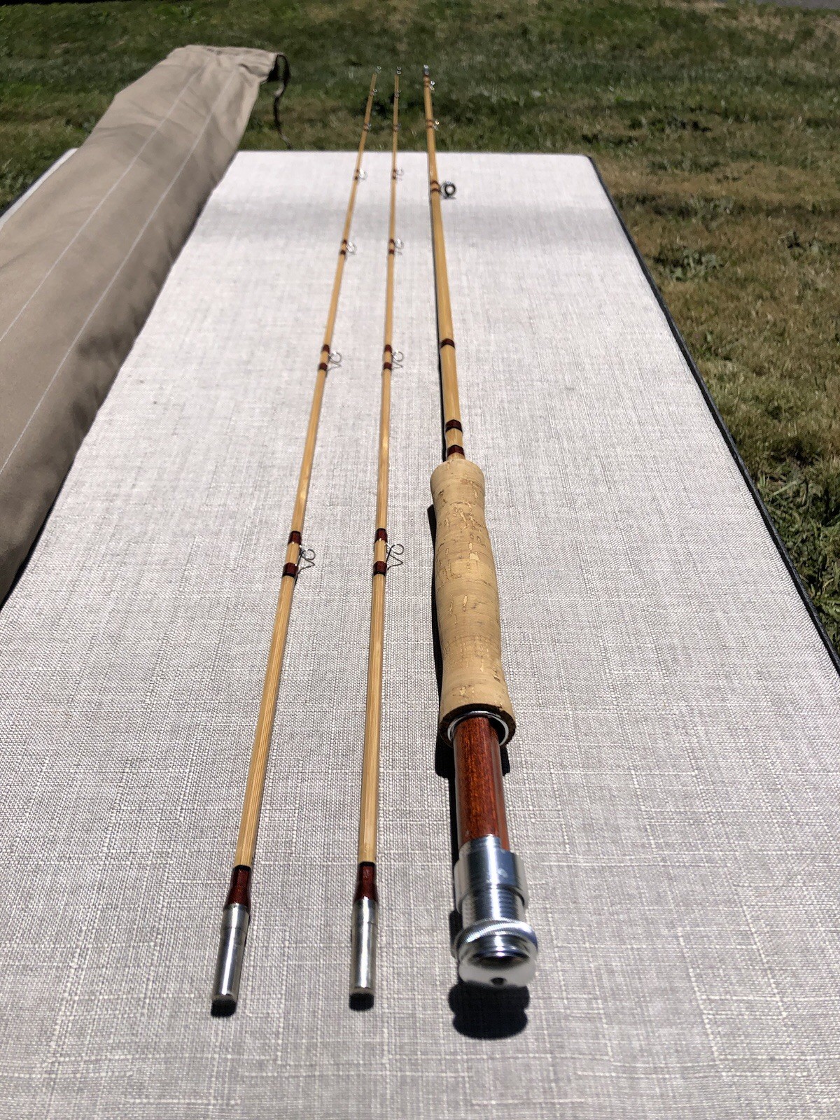 White River 6wt 8ft fly rod. Two piece with extra tip.