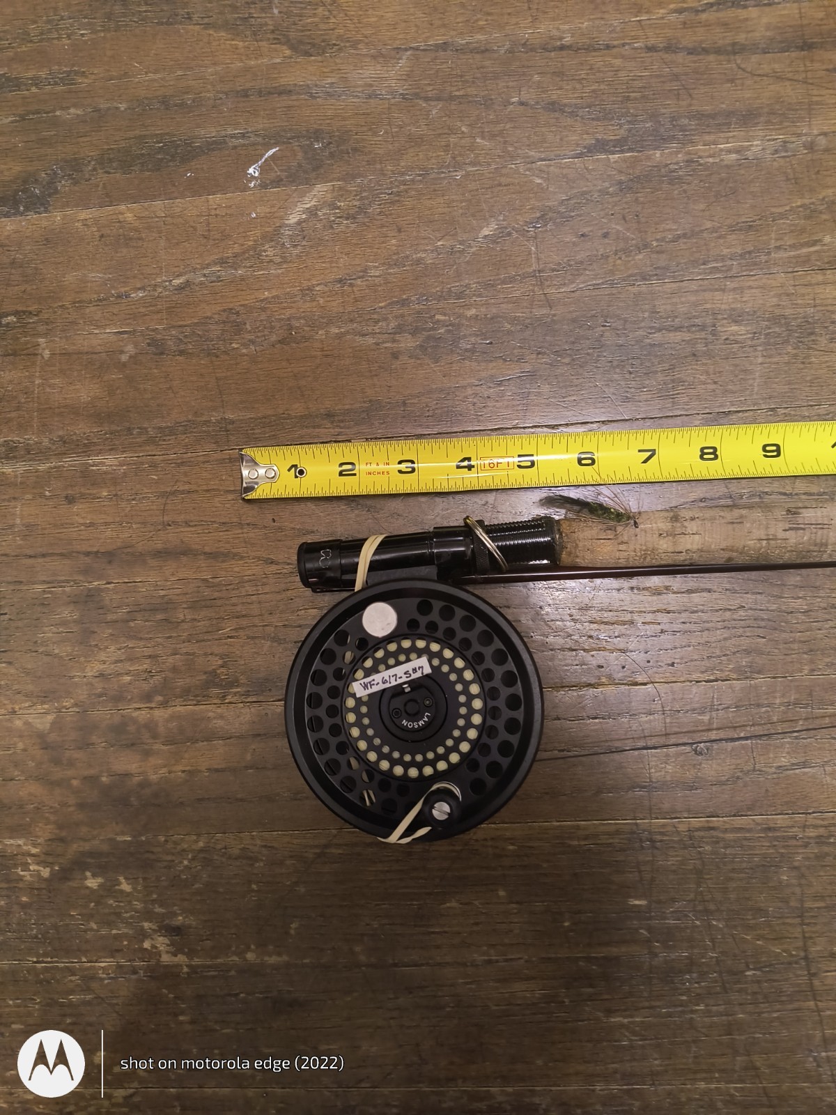 Fly Fishing Rod ( Fiberglass FENWICK ” Wood Stream” 9 ft Two Piece With LAMSON.