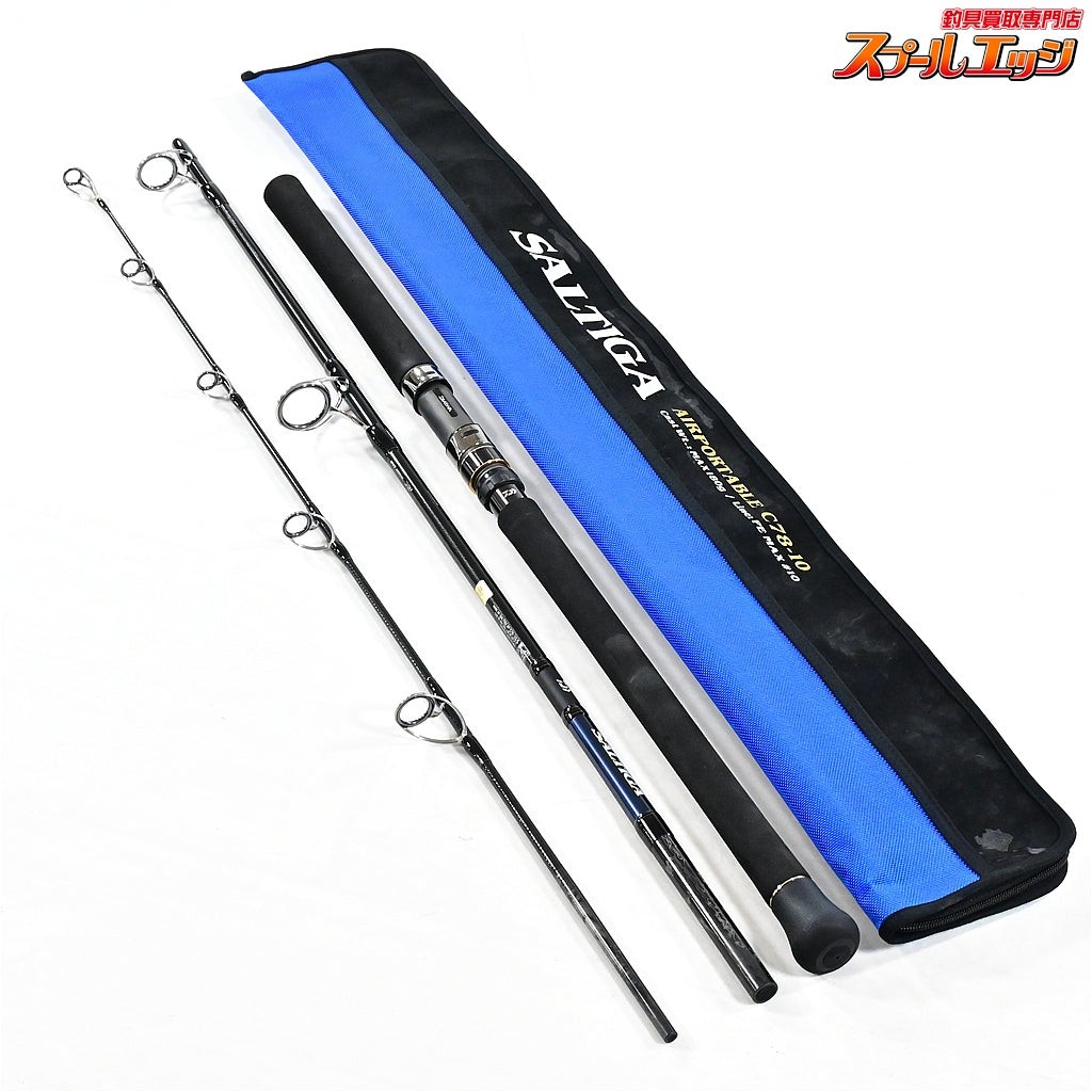 Excellent Daiwa 20 Saltiga AP Air Portable C78-10 Fishing Rod Used Japan