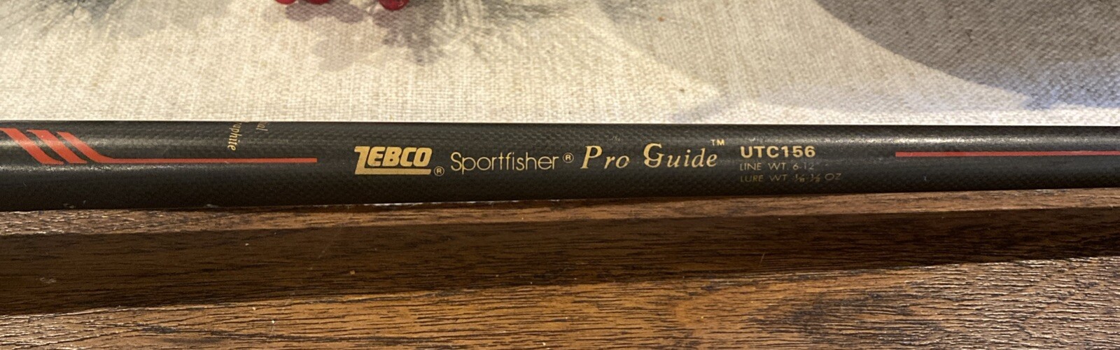 RARE! Zebco Sportfisher PRO GUIDE UTC156 5 1/2’ Med. Action 1 pc Pistol Grip Rod