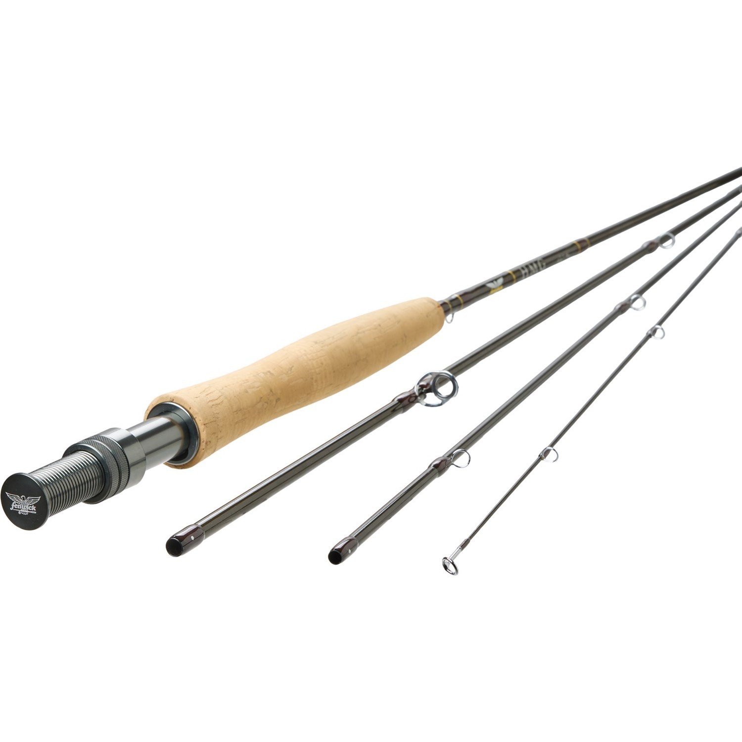 Fenwick HMG High Modulus Graphite Fly Fishing Rod 7’6″ 3wt 4pc w/ Tube