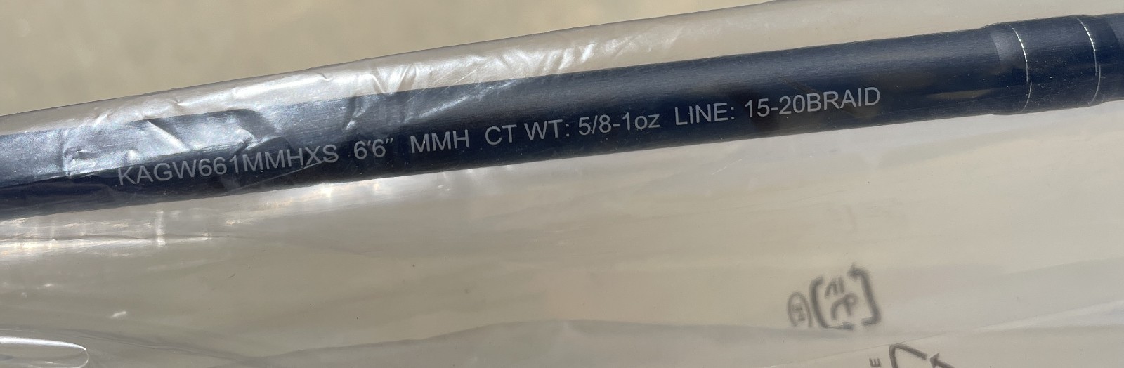 New Daiwa Kage Walleye Snap Jigging Rod 6’6″ MMH X-Fast KAGW661MMHXS Spinning 1P