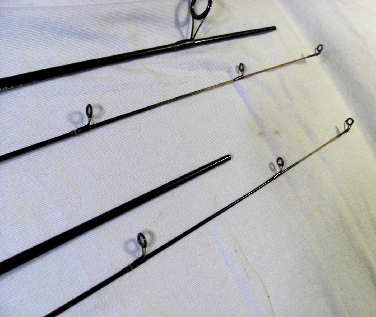 Two (2 ) Ugly Stik SPL 1101 5’6″ &SPL 1102 6 f: L& M Action Spinning Rods. 2 Pc
