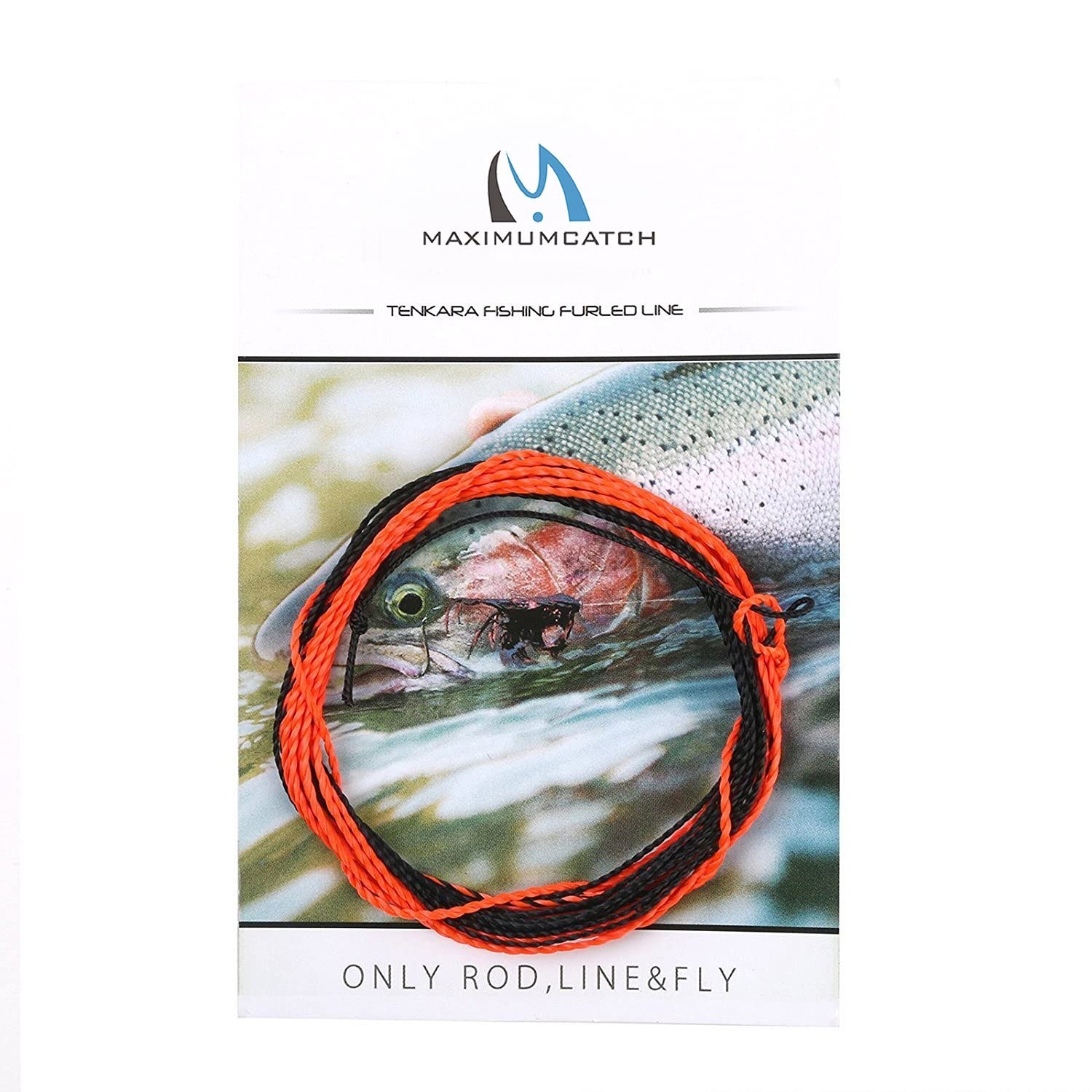 Maxcatch Tenkara Tapered Fly Fishing Line Braided Furled Line 11/12/13ft 12ft