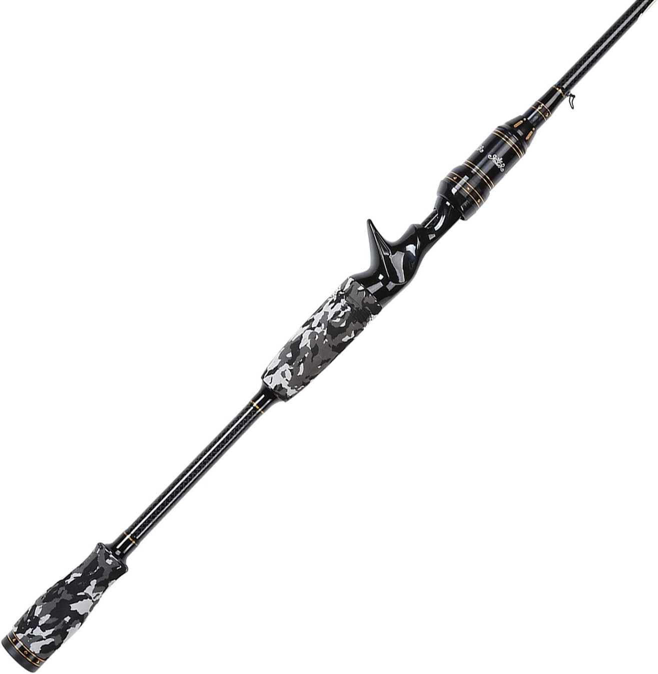 E Series Camo Legend 2-Piece 7-Feet Casting Rod 24 Ton Carbon Fiber Baitcasting