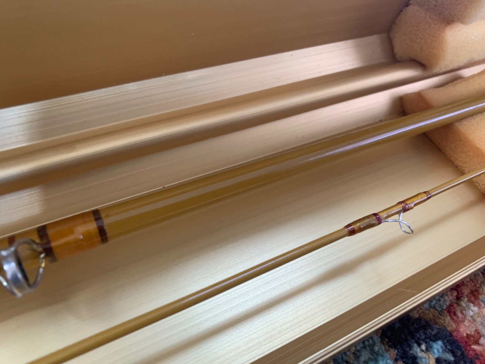 Garcia Conolon 2404 B fly fishing rod made in USA (20674)