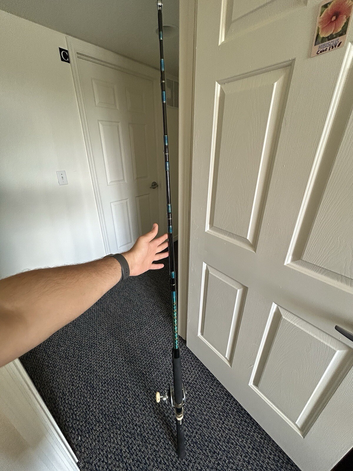 Eat My Tackle 150-180 Lbs Saltwater Fishing Rod With All Roller Guides