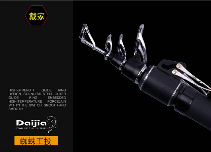 Telescopic Carbon 4 section Surf Rod Beach Bass Casting Fishing Rod CW:100-150g
