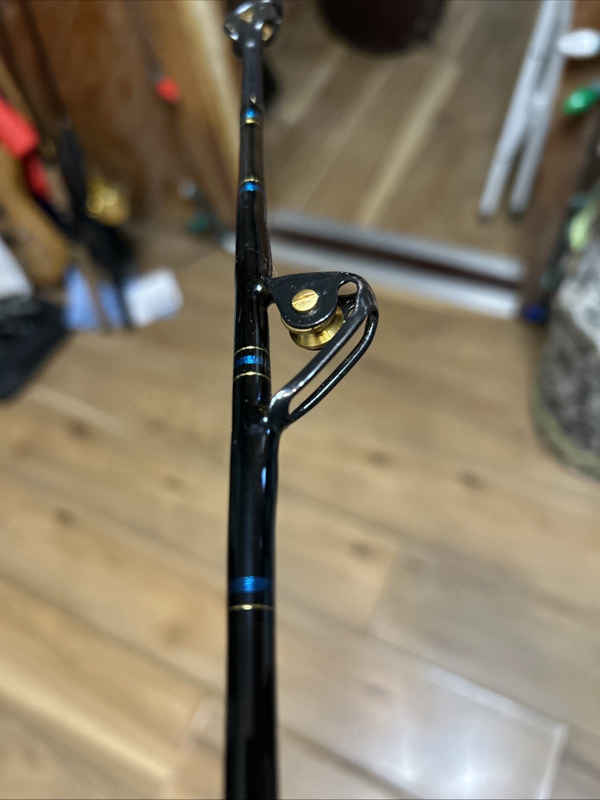Custom 5’6 Kevin Bogan Offshore Trolling Fishing Rod, Afco Roller Guides ￼