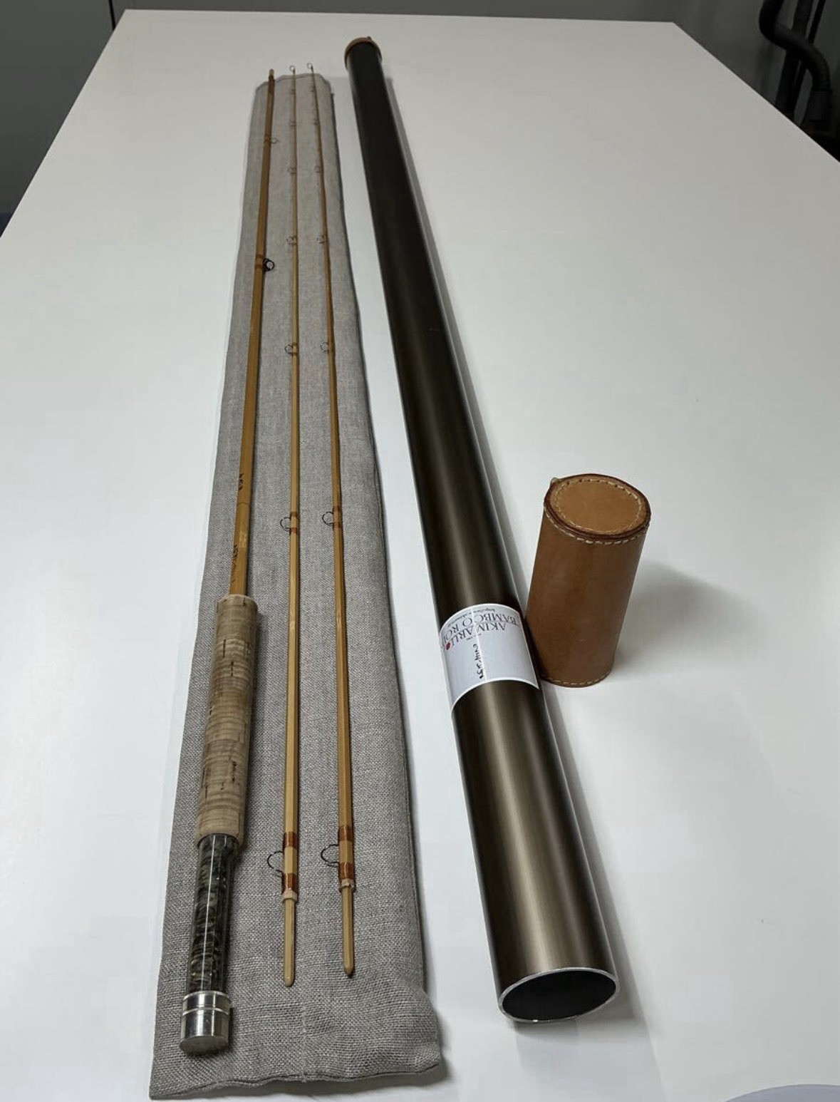 Akimaru 7’6″ #4 2tip 2top Bamboo Rod Fly Rod Free Shipping DDP