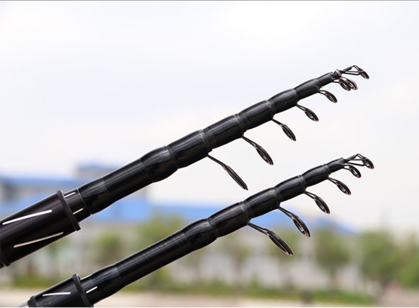 Telescopic Fishing Rod Carp Carbon Fiber Fishing Rod 1.8M-3.6M Spinning Casting
