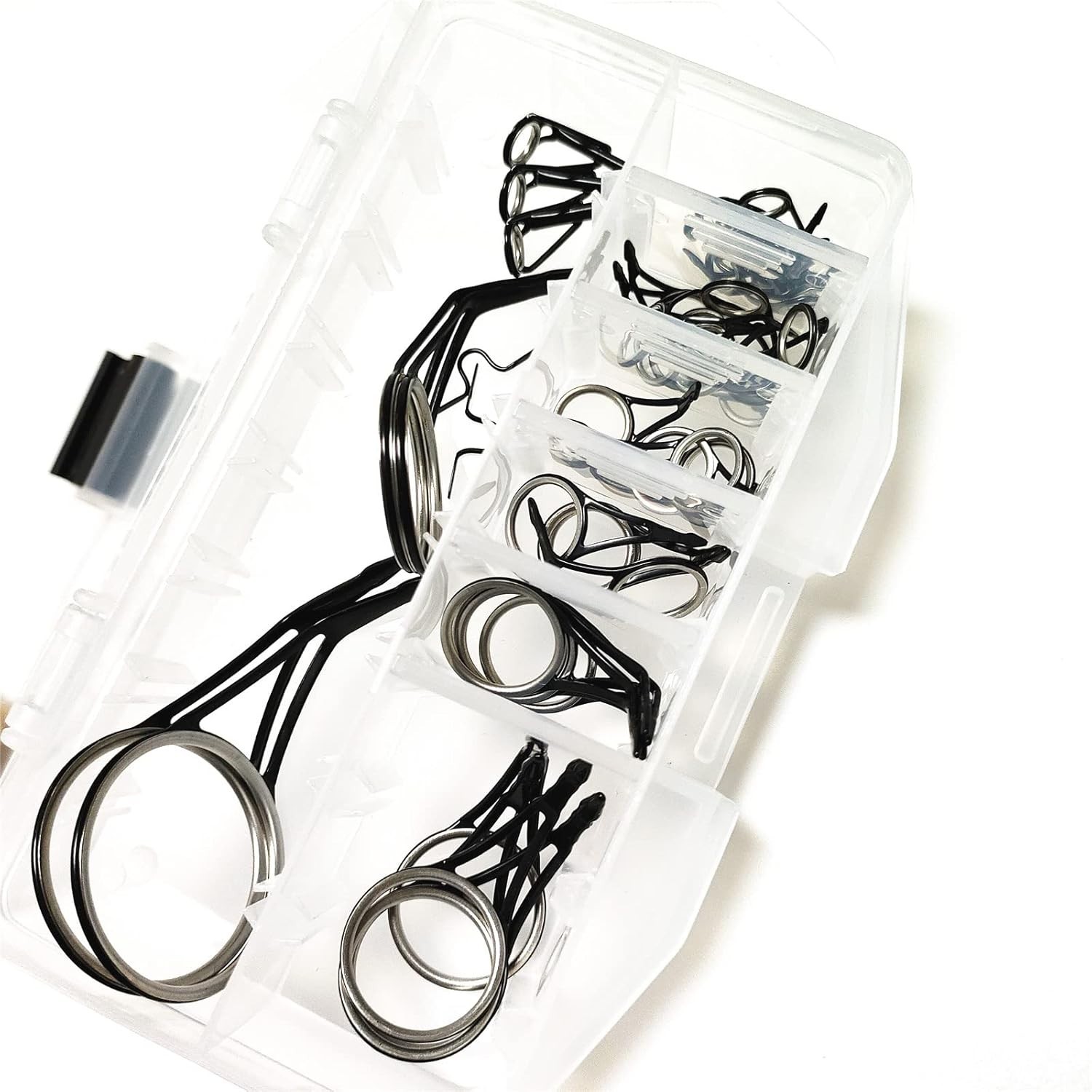 Minima Rings one Piece Stamped Frame Guide Fishing Rod Repair Kit Guide Tip T…