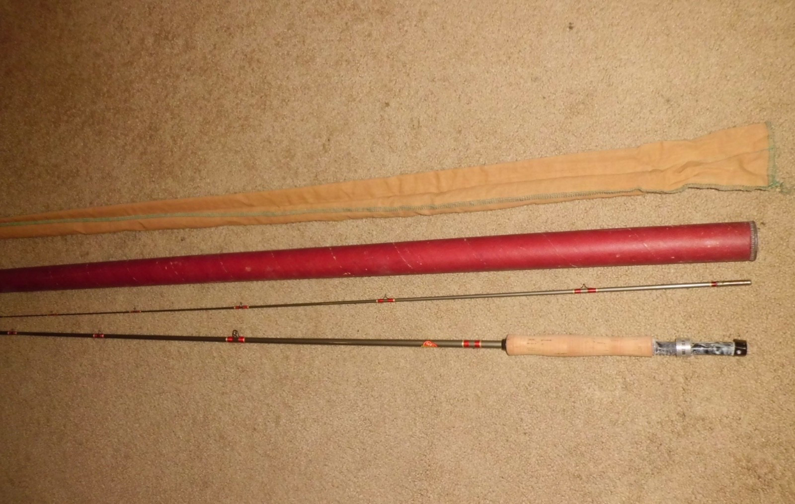 Vintage GEP ACTIONIZED Metal Fly 8’6″ Rod made in USA- MINT