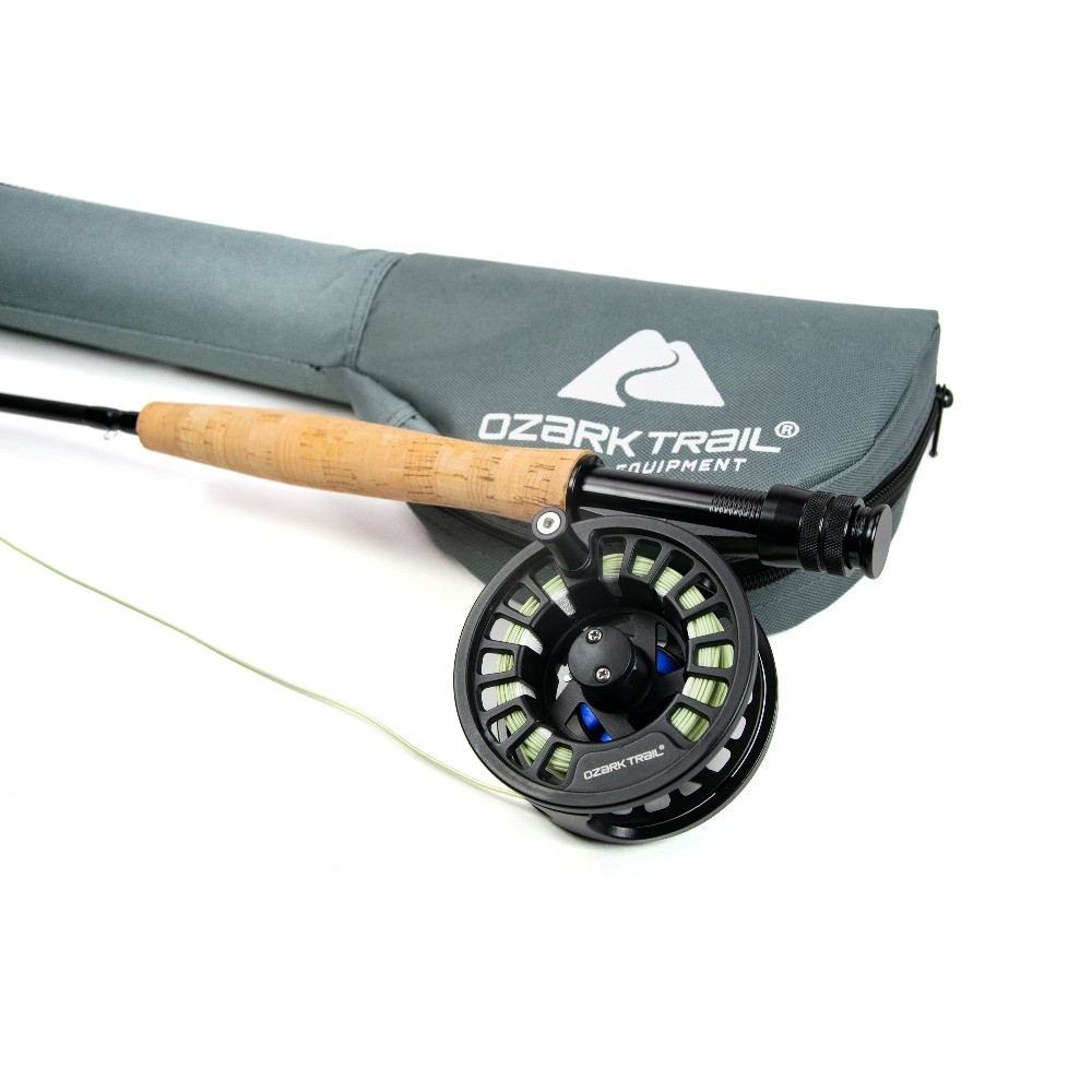 New Fly Fishing Rod and Reel Combo 5WT 8ft Graphite Outfit