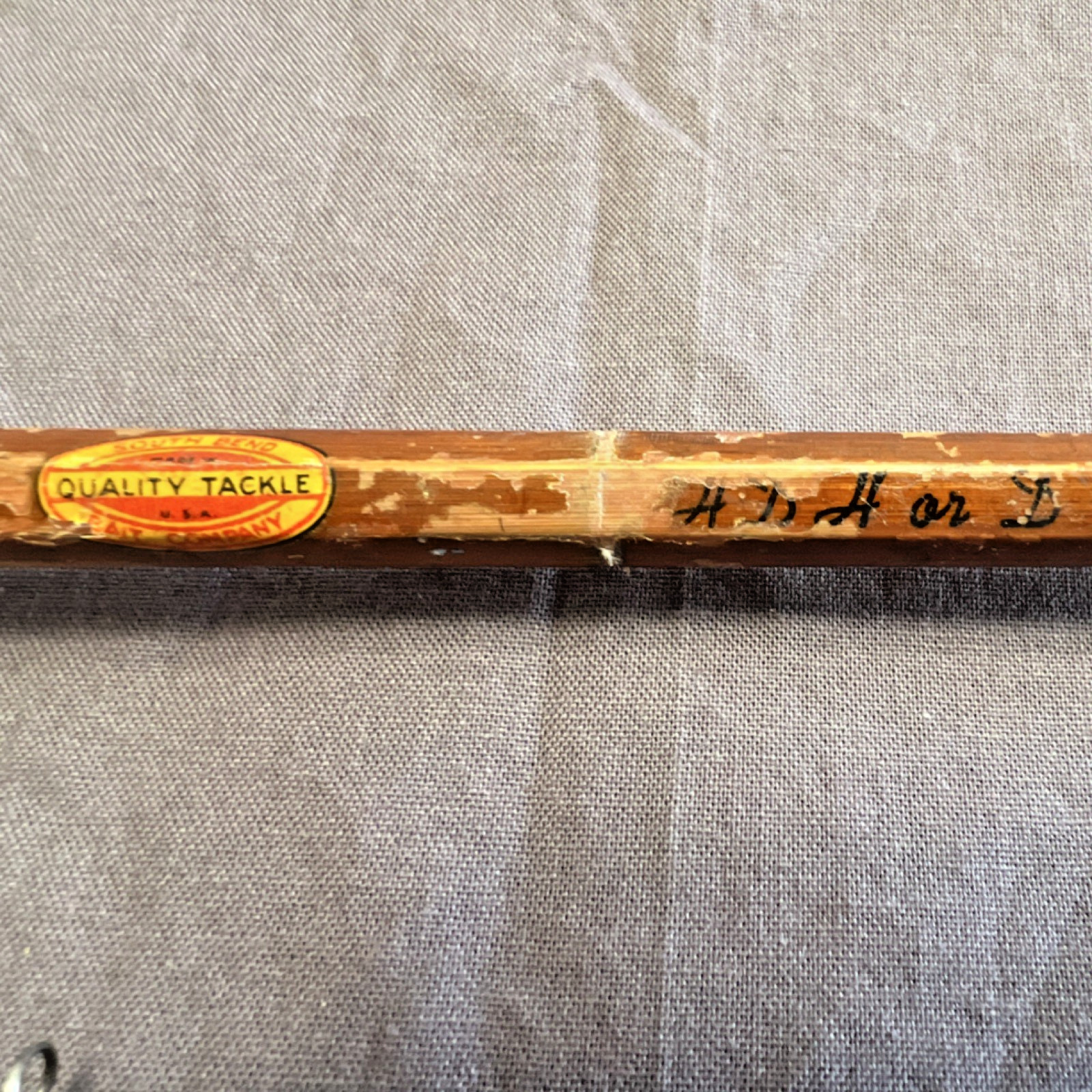 Quality Tackle Bamboo Fly Fishing Rod 9ft 3pc Cork Handle Metal Ferrules Brown
