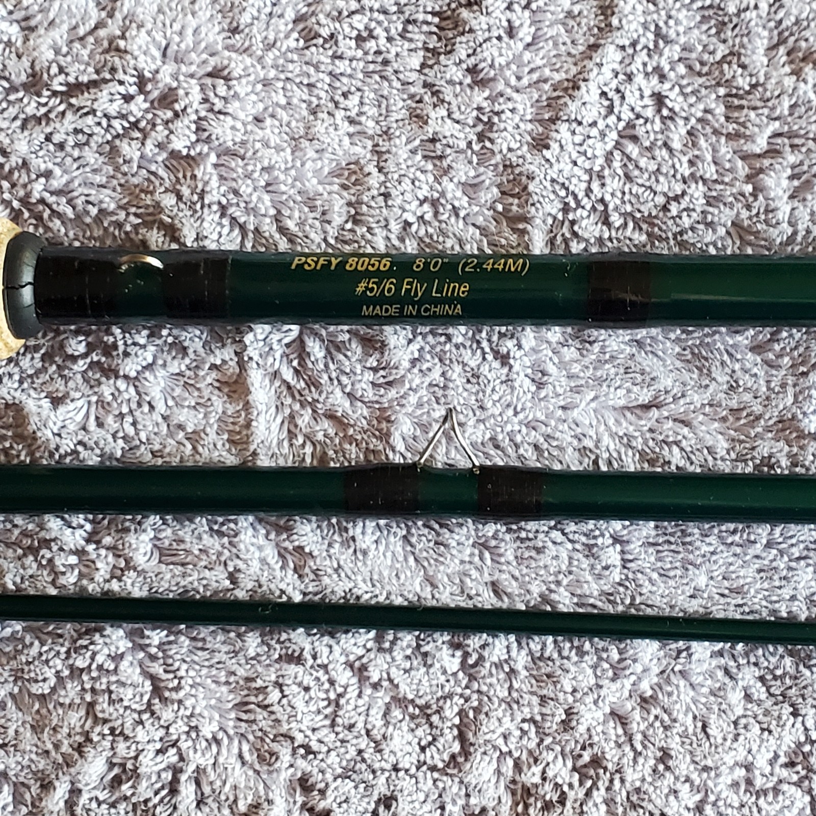 Pflueger 3 Piece 8′ Fly Rod PSFY 8056 5/6 Weight with Shakespeare 1094 Reel