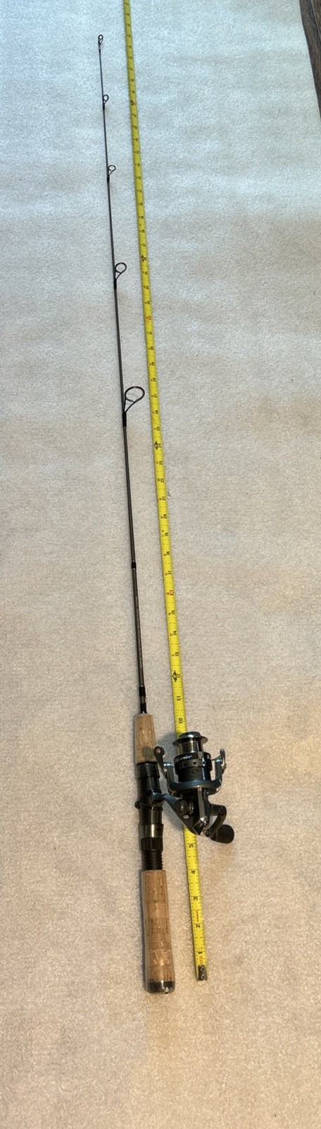 Shakespeare micro series 4 foot six ultralight fishing rod and Reel Micro Series