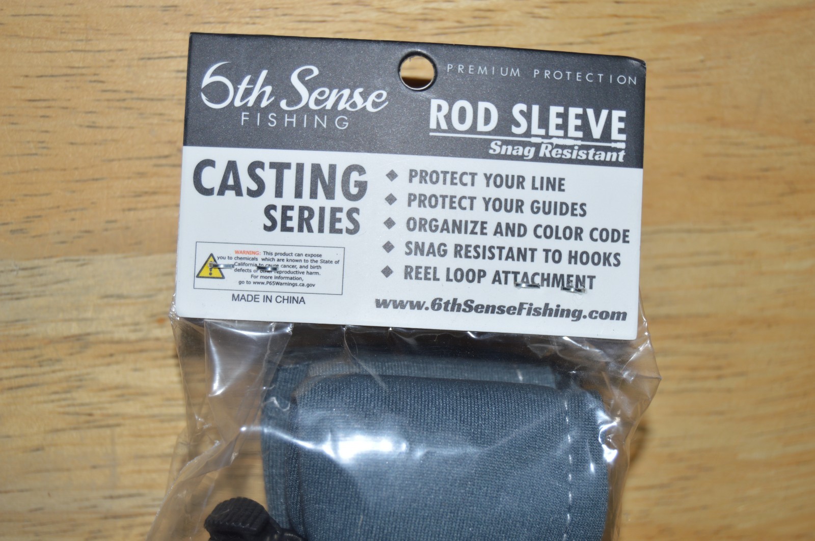 6th sense snag resistant rod sleeve premium protection bait casting series Gray