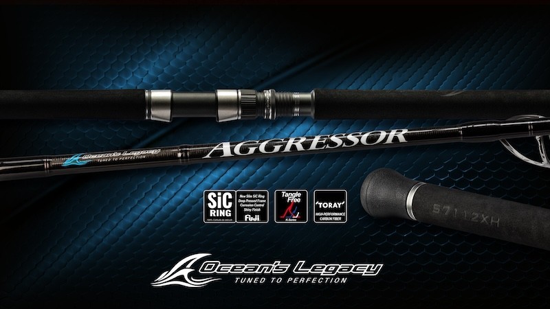Oceans Legacy Agressor Spinning Rods