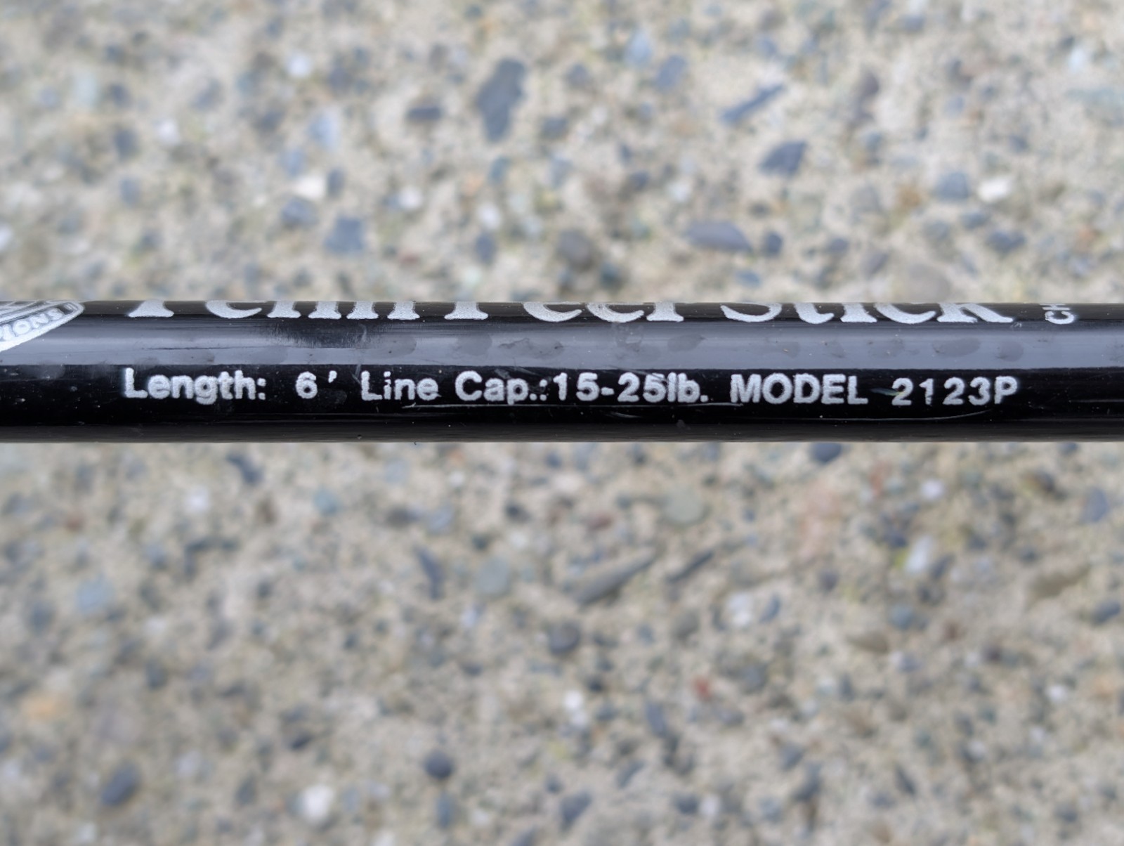 Vintage Penn Peer Stick Rod 2123P 6′ 15 – 25lb P N-20 Foam Handle