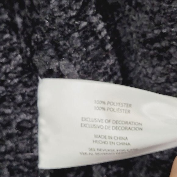 NEW Orvis Womens XS Open Front Cardigan Sweater Charcoal Black Ribbed