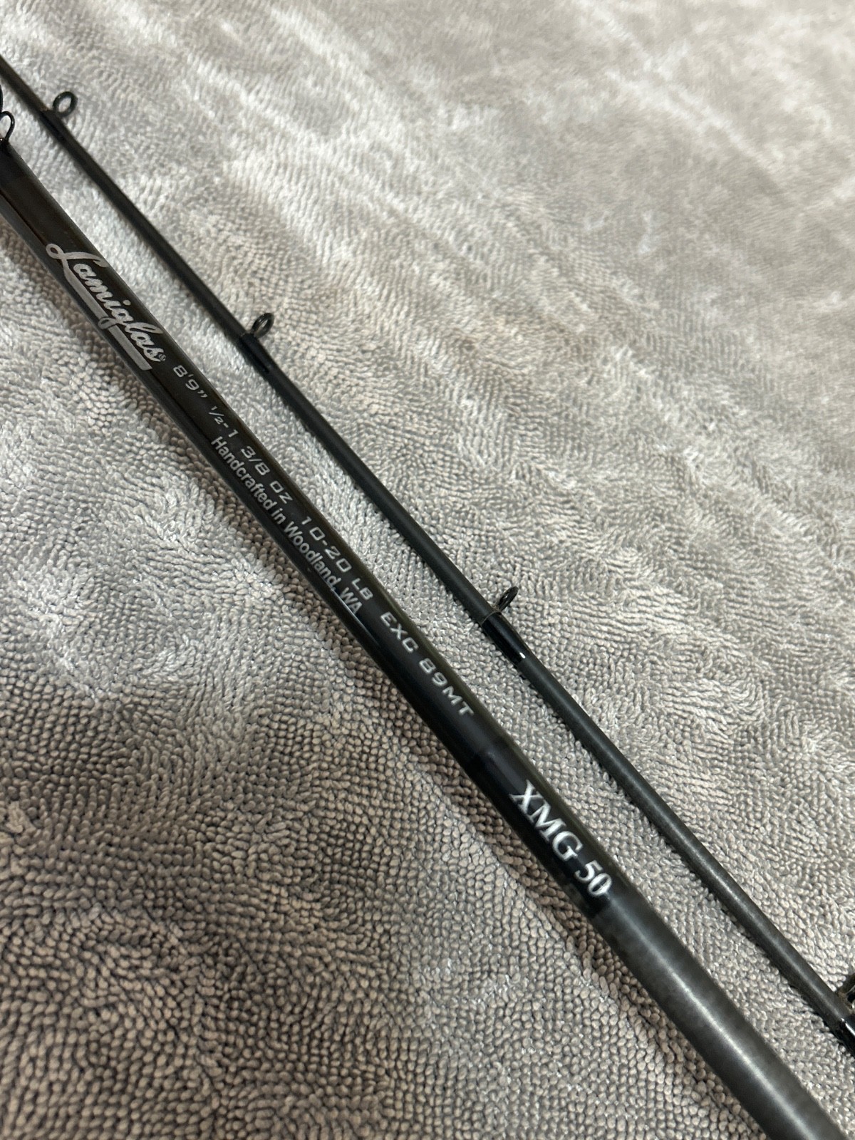 RARE Lamiglas XMG 8’9″ 10-20lb casting fishing rod