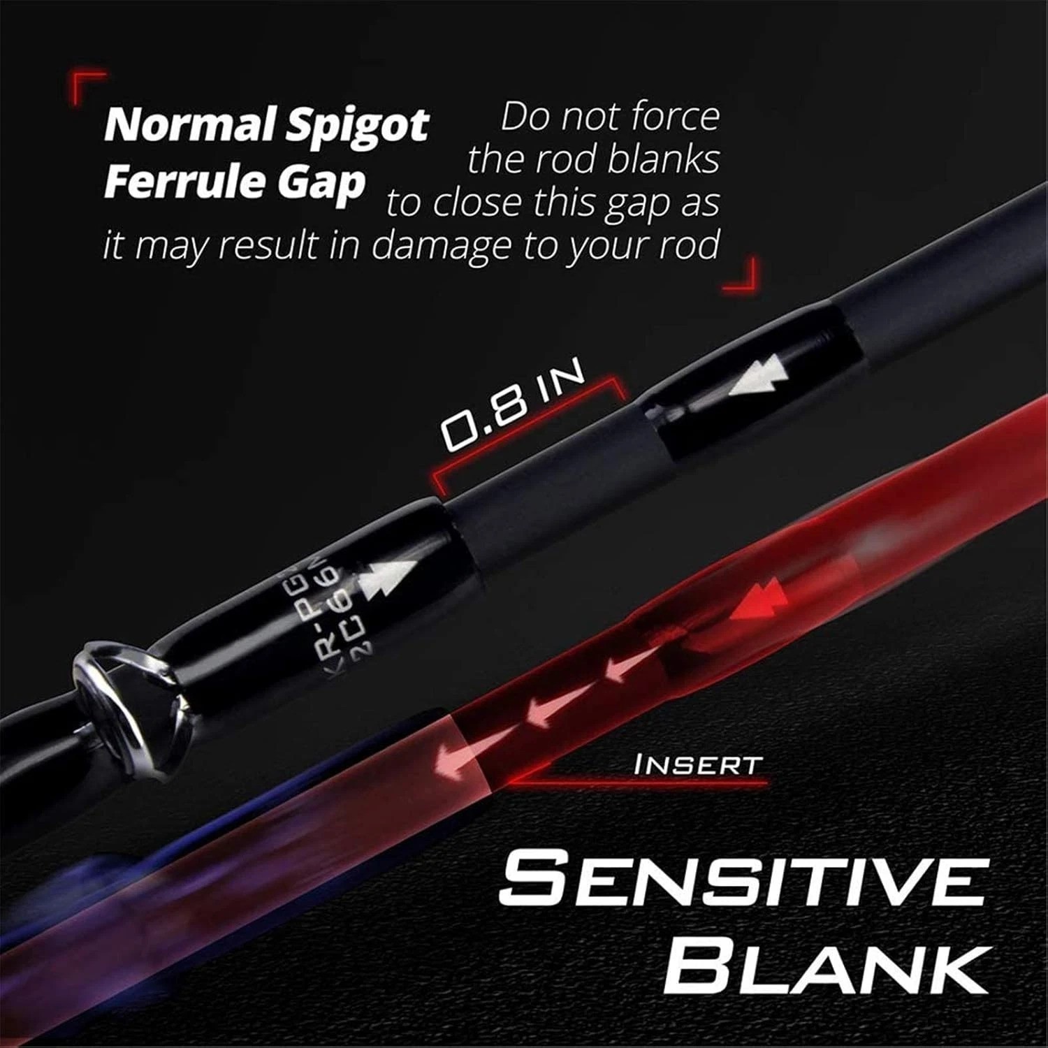 Perigee II 7′ Carbon Fiber Rod | Fast Action | Fuji O-Ring | 2pc Bass Walleye