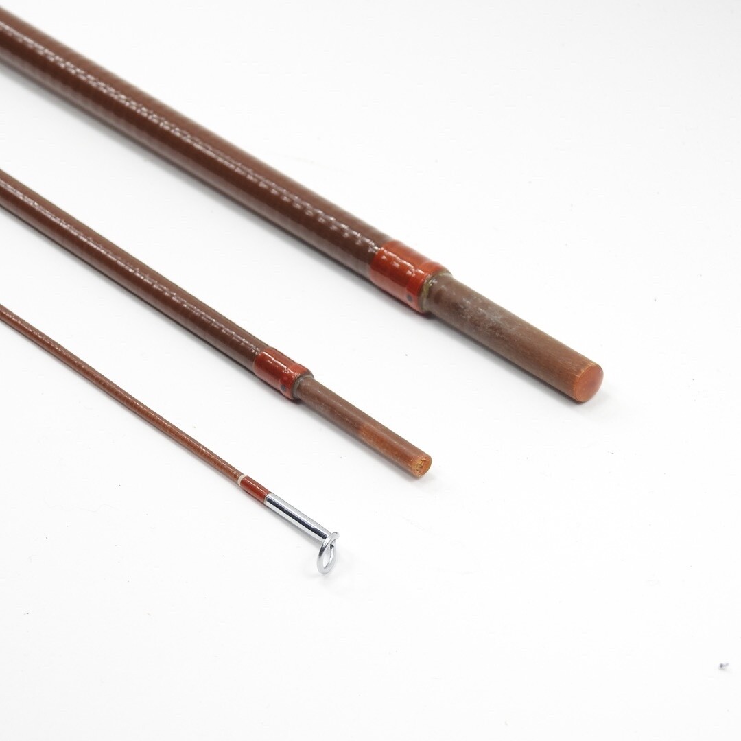 Scott Powr-Ply Fiberglass Fly Rod. 8’ 6wt. F-81. 3-Piece. W/ Tube and Sock.