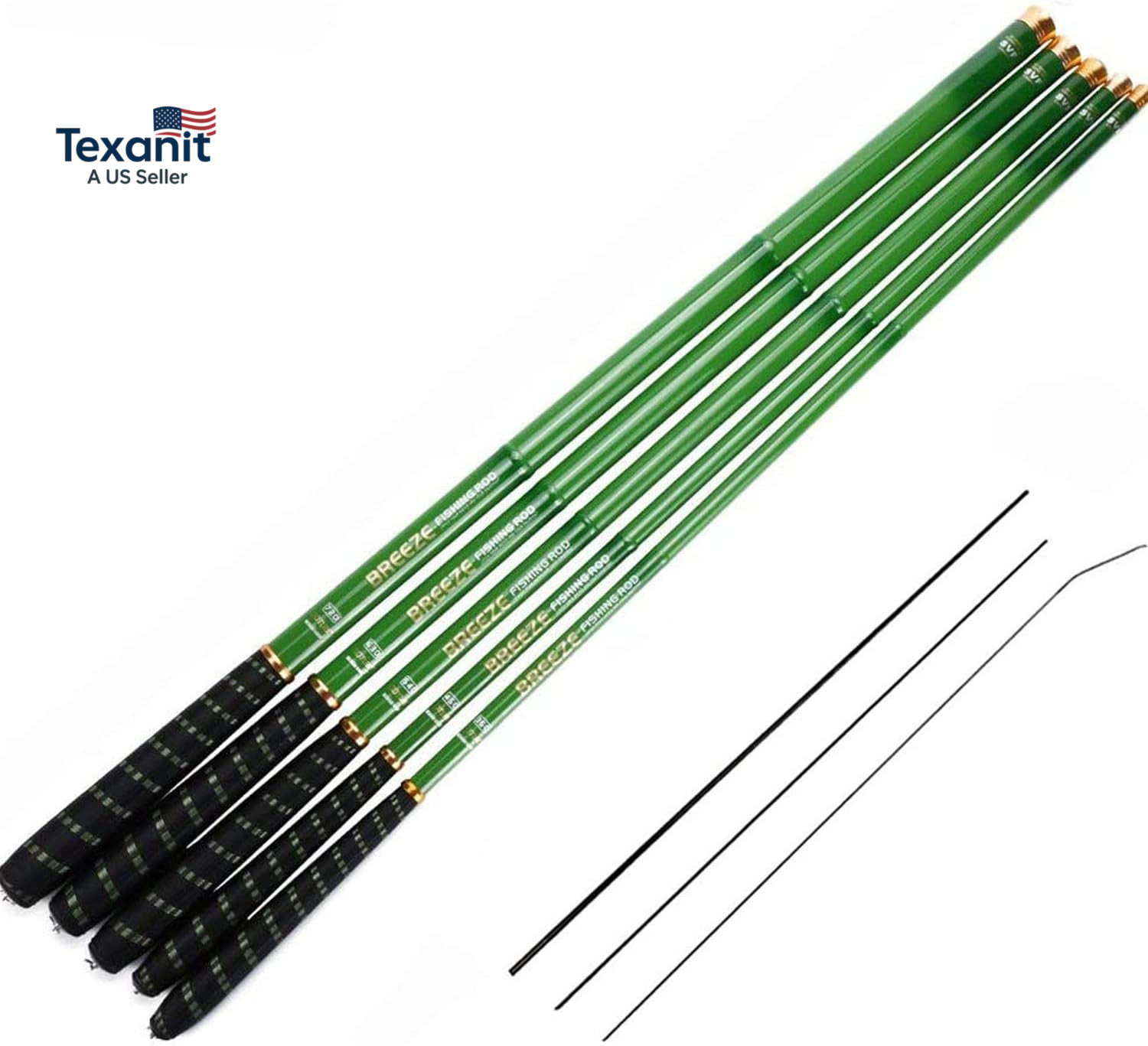 //Telescopic Tenkara Fishing Rod Kit//Ultralight Travel Fishing Rod,Portable Col