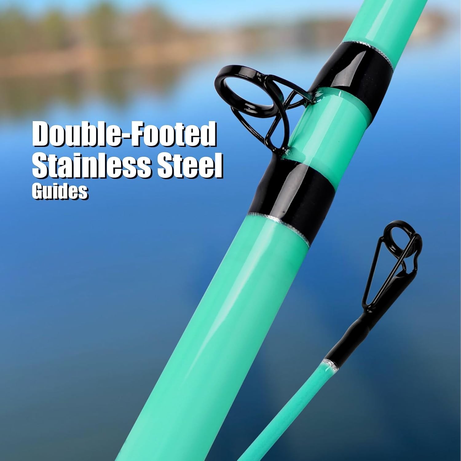 Catfish Fishing Rods 1 Piece/2 Piece Catfishing Pole Portable Travel Medium
