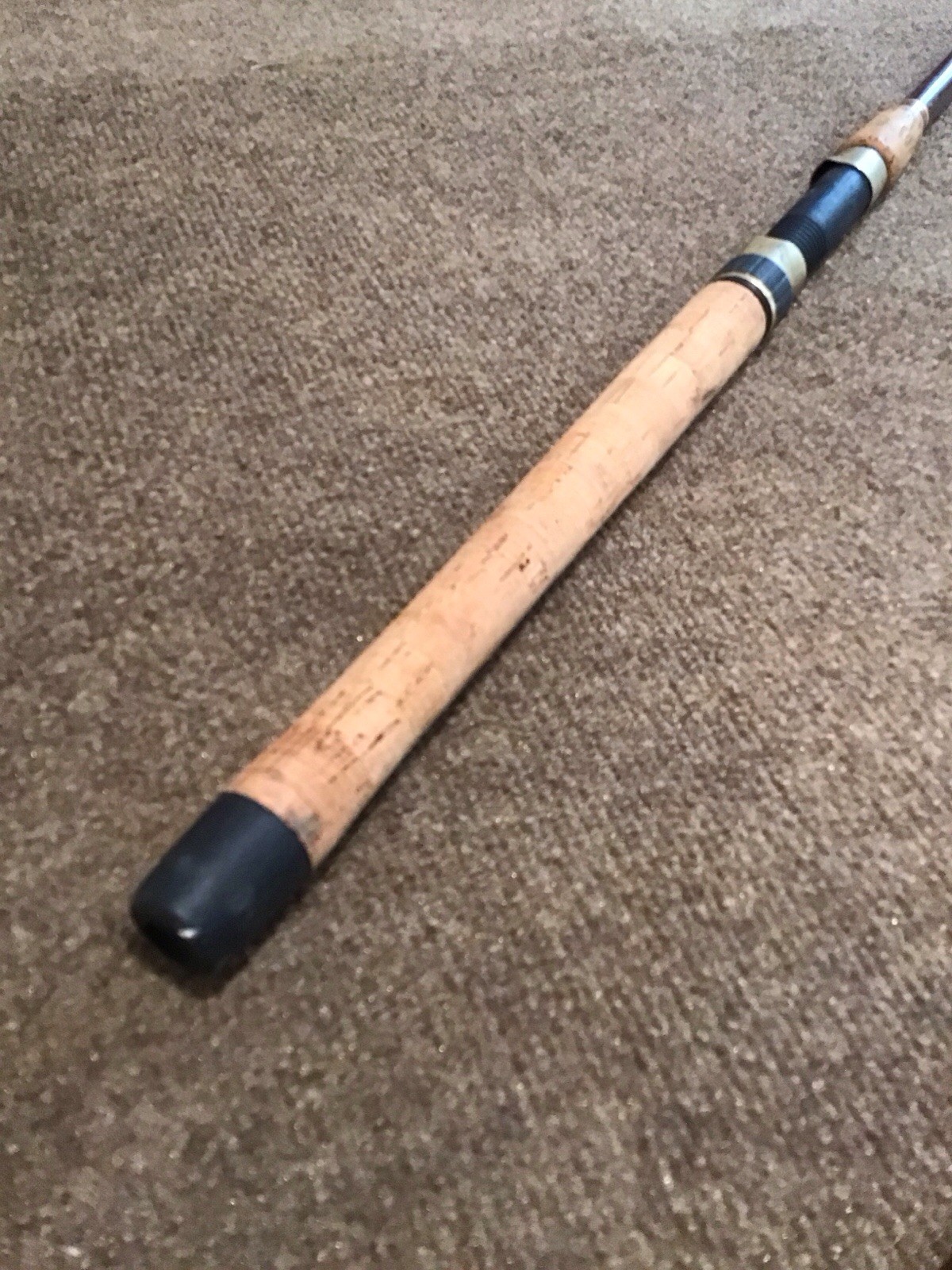 Vintage Fenwick Woodstream 12′ 2-pc FS1440 Spinning Rod USA Custom Fiberglass