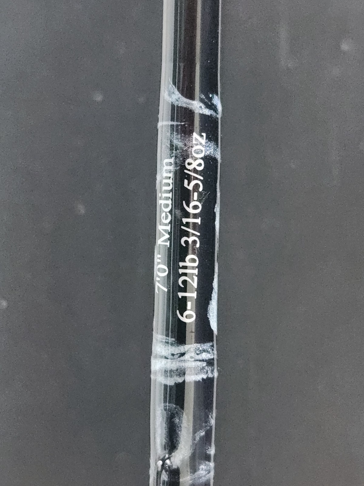 Semi-Custom Black Pearl 7′ Spinning Fishing Rod 1pc ML or MED or MH TCI Jigs