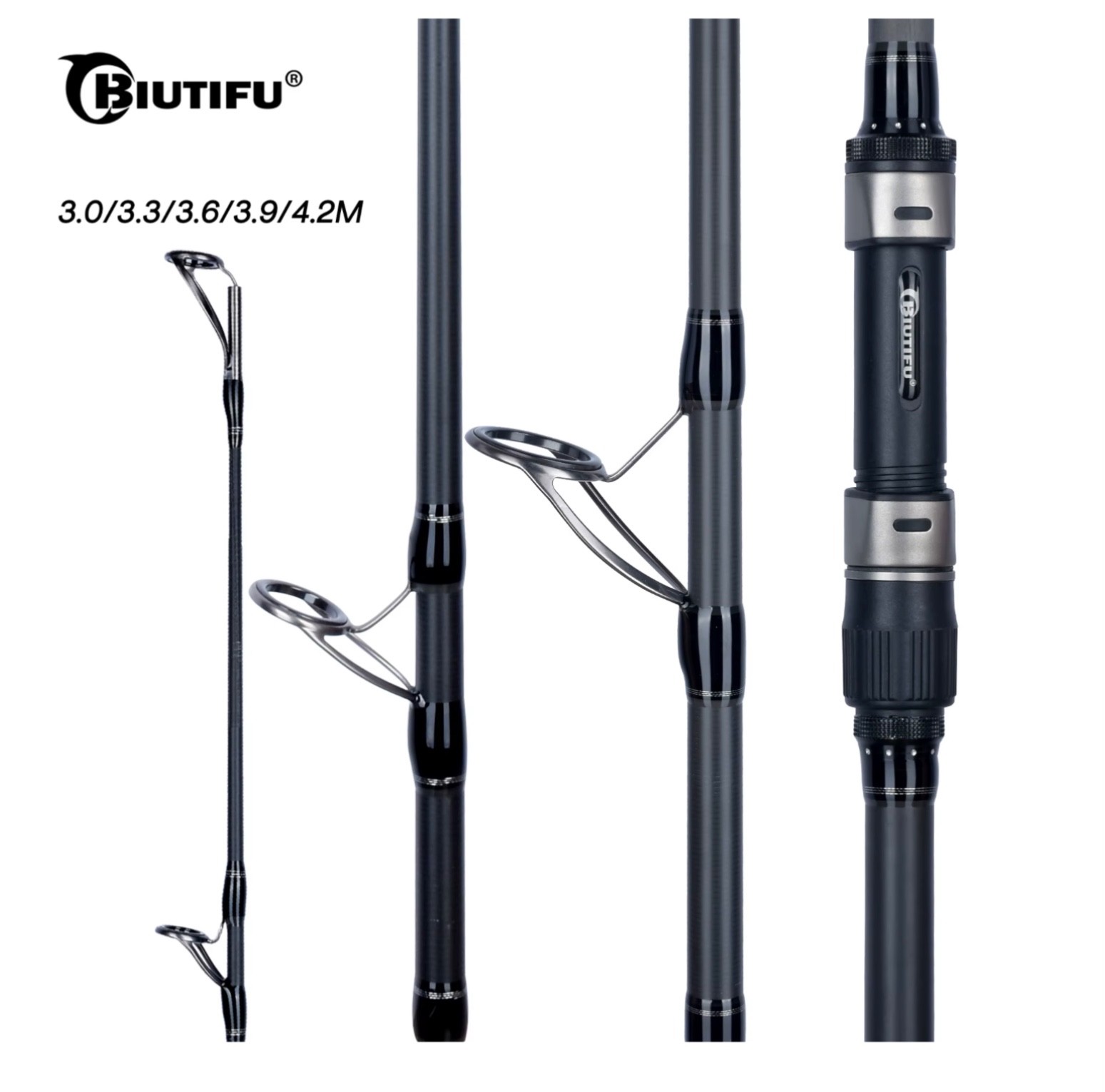 Big Fish Vacation Travel Fishing Rod Carp Coarse Freshwater Rods Various