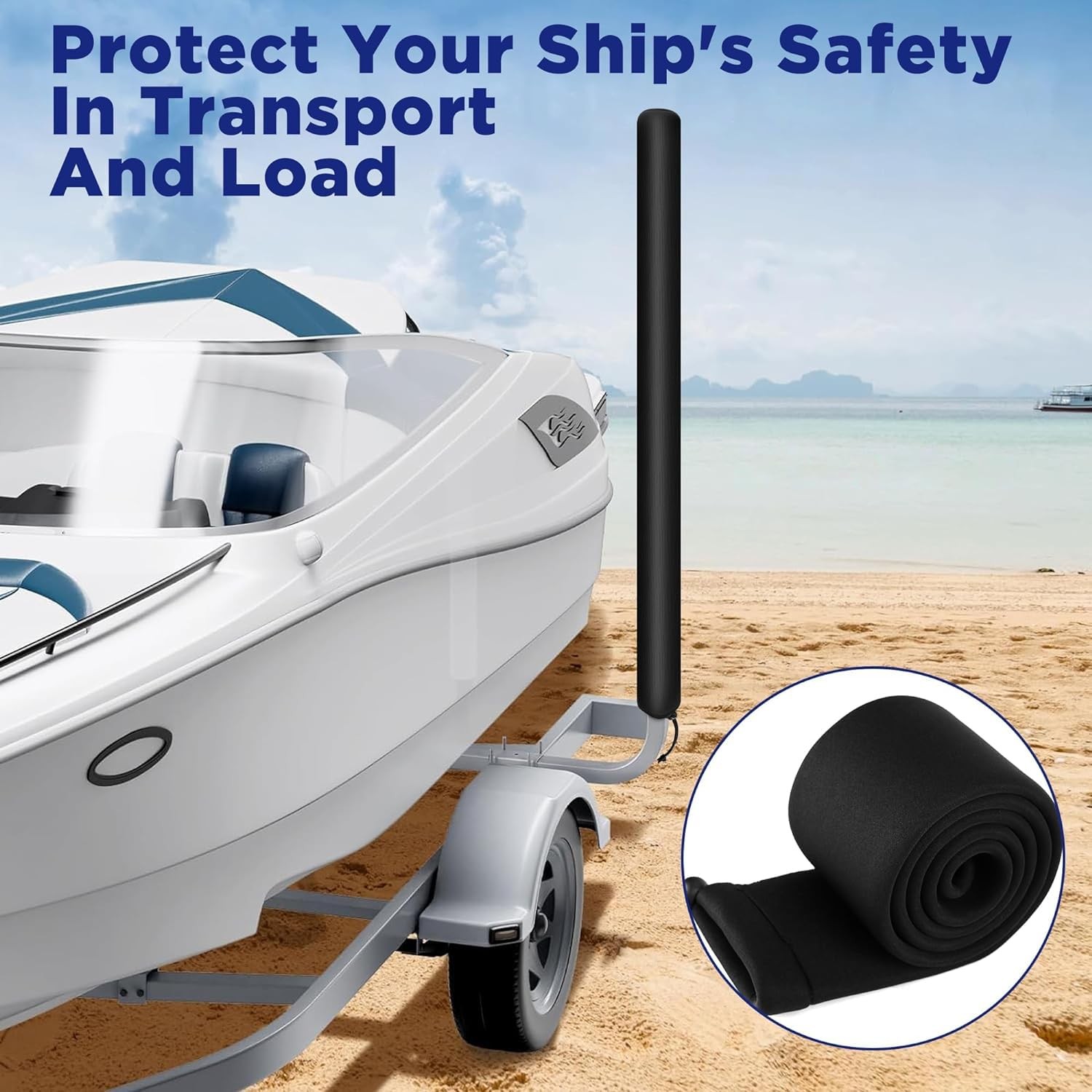 DECOHS 36 Inch Boat Trailer Guide Pole Cover- Neoprene 36