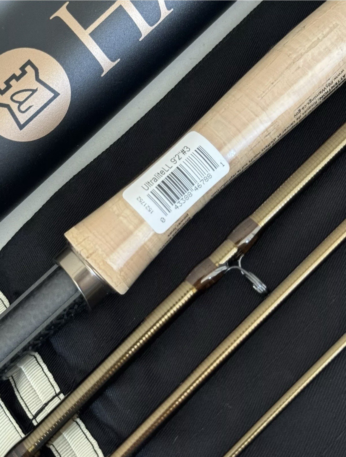 **BEAUTIFUL**🔥 HARDY 3wt. 9’2”in~4pc Ultralite LL Sintrix NSX Fly Rod!! 🔥~NEW~