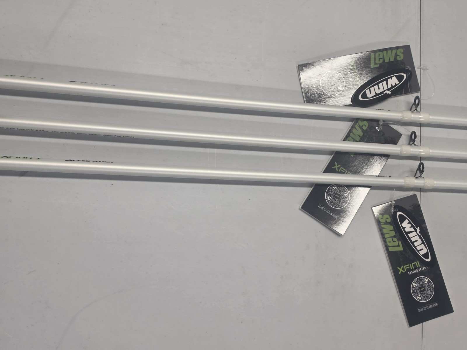 (LOT OF 3) Lew’s Xfinity Speed Stick Casting Rod 6’10” Medium Fast