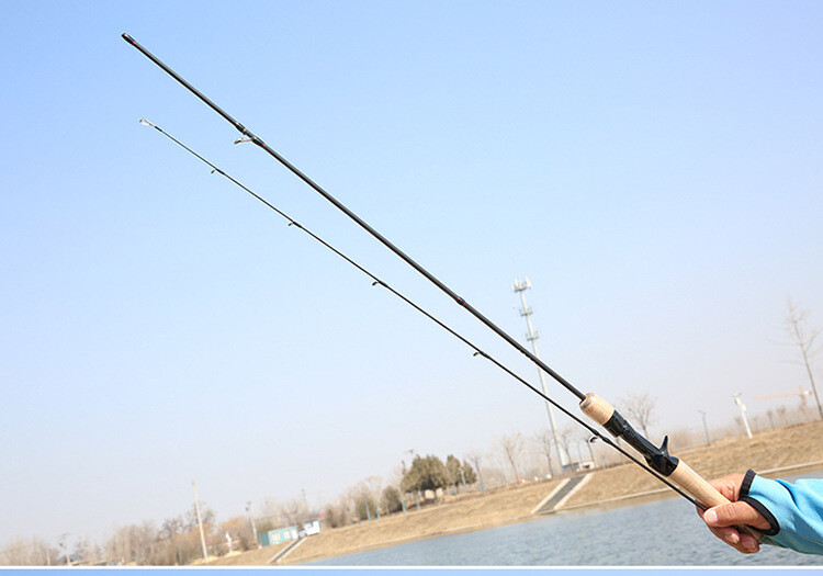 Fishing Rod Carbon Fiber Spinning/Casting Fishing Pole 1.68m/1.8m Bait Trout Rod