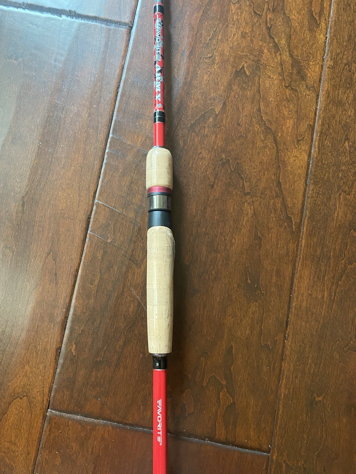 Favorite ARM724MH PBF Army 7′ 2″Medium Heavy GEO Spinning Rod, 4pc Travel Rod.
