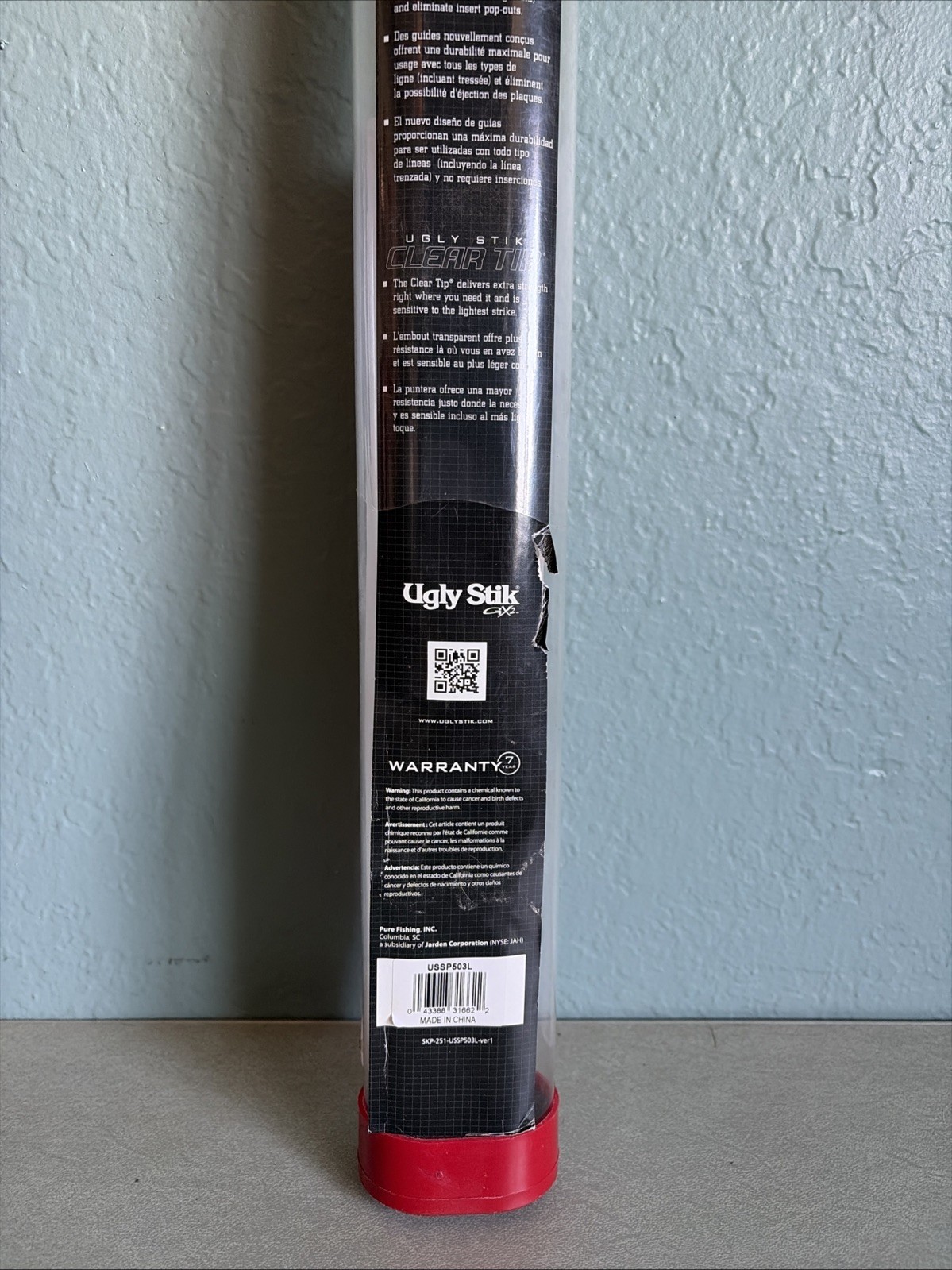 SHAKESPEARE UGLY STIK GX2 5 foot Medium 3 piece travel spinning rod