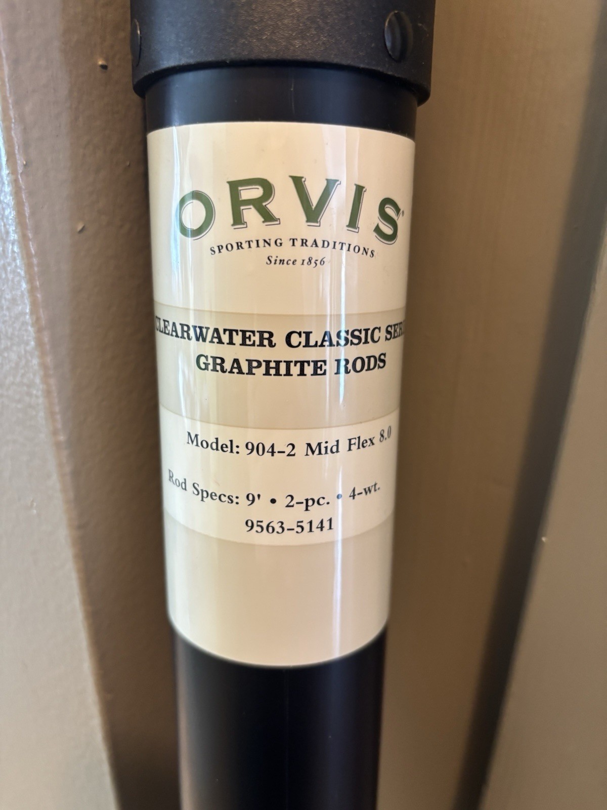 Orvis Clearwater Classic Graphite Rod 9ft, Wt. 2 7/8 Oz, 4Wt. Line, Mid Flex 8.0