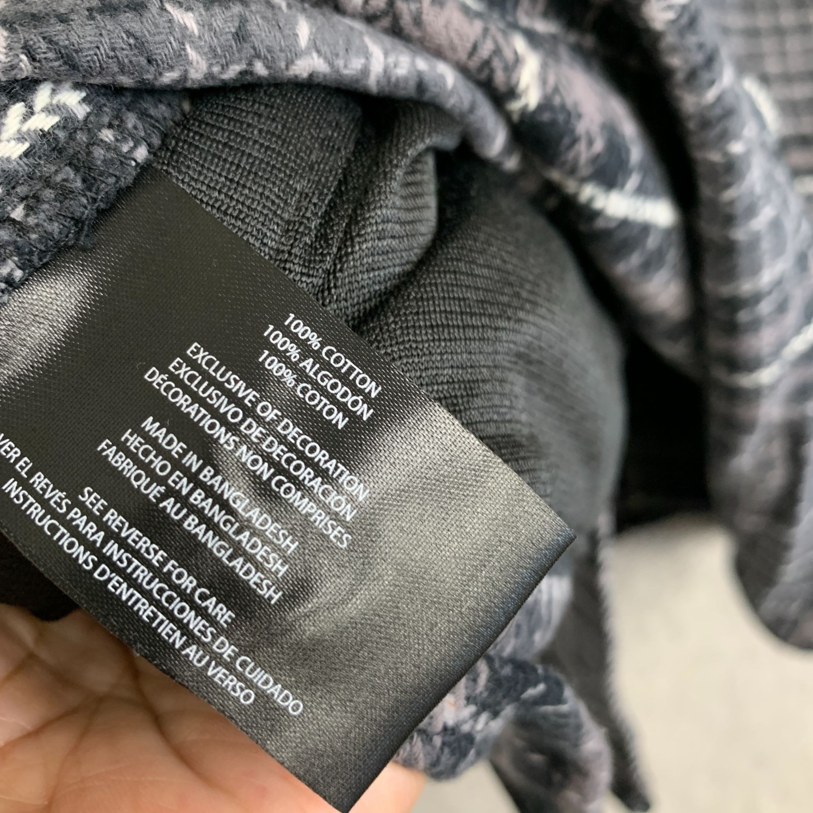 Orvis Men’s S Black & Gray Classic Collection Plaid Flannel Shirt JacketM1140