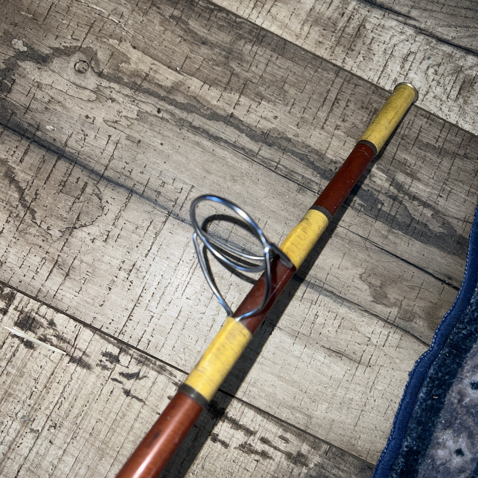 Vintage Eagle Claw Wright & McGill Powerlight MPLS 8ft 2pc spinning Rod Cork