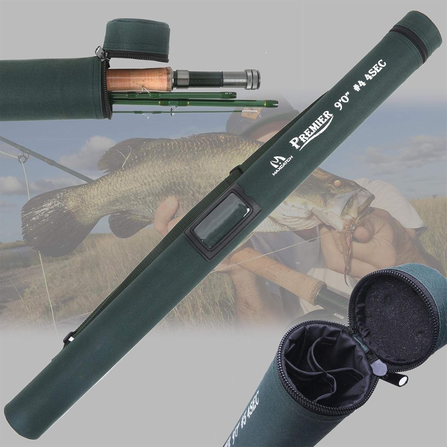 Durable 4wt Fly Fishing Rod – 8.5ft Medium-Fast Action, Exceptional Performance